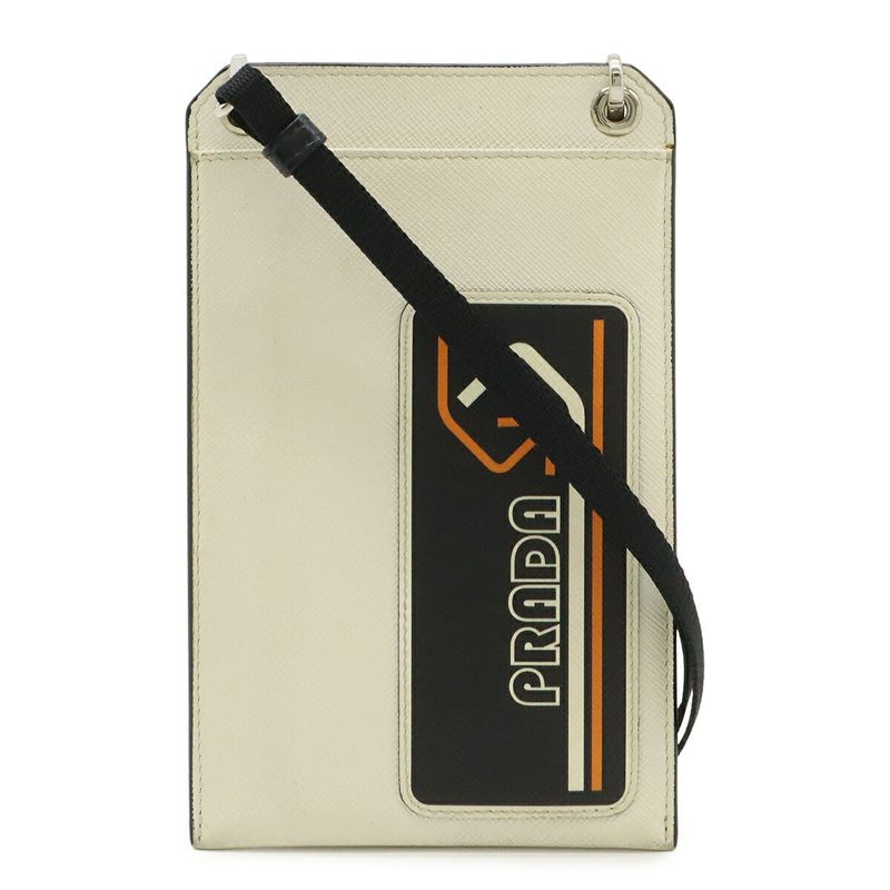 Prada Saffiano Leather Smartphone Crossbody Bag